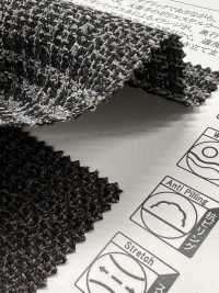 43506 LANATEC®️ Lab Vải Tweed Twill Glen Kẻ Caro SUNWELL Ảnh phụ