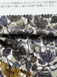 19188 Áo Sơ Corduroy Với Họa Tiết Hoa Nhỏ Vẽ Tay.[Vải] SUNWELL Ảnh phụ