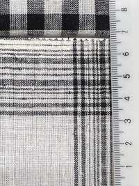 59992 C/L Cổ áo Bằng Vải Thô Màu Kem Kẻ Caro Caro Và Kẻ Sọc VANCET Ảnh phụ