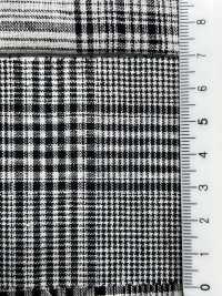 59992 C/L Cổ áo Bằng Vải Thô Màu Kem Kẻ Caro Caro Và Kẻ Sọc VANCET Ảnh phụ