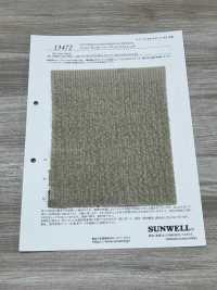 13472 Co Giãn Nhung Vải Sọc Nhăn Cotton Nhung Tăm SUNWELL Ảnh phụ