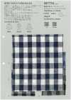 BF7754 Kẻ Caro Gingham Nhuộm Sợi Cotton Sợi Gai