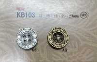 KB103 Những Chiếc Cúc Kim Loại Kiểu Cổ điển Có Viền. DAIYA BUTTON Ảnh phụ