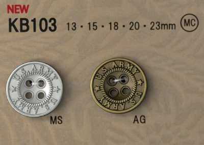 KB103 Nút Kim Loại Kiểu Vintage Có Viền