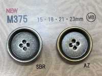 M375 Những Chiếc Cúc Kim Loại Kiểu Cổ điển Có Viền. DAIYA BUTTON Ảnh phụ