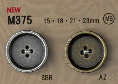 M375 Nút Kim Loại Phong Cách Vintage, Có Viền