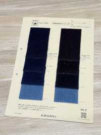 INDIGO1423 Sashiko Kẻ Sọc[Vải] Fujikinbai Ảnh phụ
