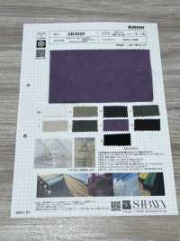 SB3020 30/2 X Cotton Chải Kỹ, 20/- Vải Cotton Moleskin, Phơi Khô Dưới ánh Nắng Mặt Trời, Hoàn Thiện Giặt SHIBAYA Ảnh phụ