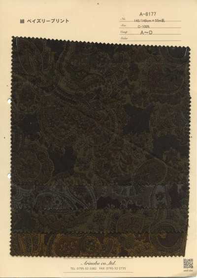 A-8177 Họa Tiết In Paisley