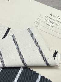 A-8178 Vải Chino Kẻ Sọc T/C ARINOBE CO., LTD. Ảnh phụ