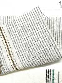 BC3573 Kẻ Sọc Cotton Hữu Cơ Kẻ Sọc, đã Qua Xử Lý Giặt Khô.[Vải] COSMO TEXTILE Ảnh phụ