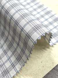 BC3599 Vải Cotton Hữu Cơ Kẻ Caro , Kẻ Caro Giặt Khô. COSMO TEXTILE Ảnh phụ