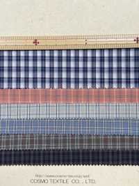 BC3599 Vải Cotton Hữu Cơ Kẻ Caro , Kẻ Caro Giặt Khô. COSMO TEXTILE Ảnh phụ