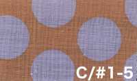 83194 Vải dệt slub kiểu linen hai màu chấm bi・kẻ sọc・kẻ caro[Vải / Vải] VANCET Hình ảnh bổ sung