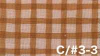 83194 Vải dệt slub kiểu linen hai màu chấm bi・kẻ sọc・kẻ caro[Vải / Vải] VANCET Hình ảnh bổ sung
