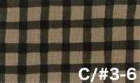 83194 Vải dệt slub kiểu linen hai màu chấm bi・kẻ sọc・kẻ caro[Vải / Vải] VANCET Hình ảnh bổ sung