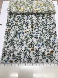 4027-680-3 80 Vải Cotton Lawn Miracle Wave Threaded Botanical Hokkoh Ảnh phụ