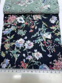 4027-680-5 80 Vải Cotton Lawn Miracle Wave Watercolor Flower Hokkoh Ảnh phụ