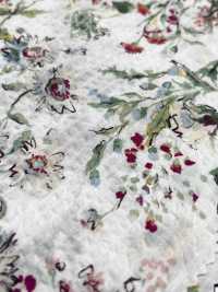 4027-680-5 80 Vải Cotton Lawn Miracle Wave Watercolor Flower Hokkoh Ảnh phụ