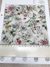 4027-680-5 80 Vải Cotton Lawn Miracle Wave Watercolor Flower Hokkoh Ảnh phụ