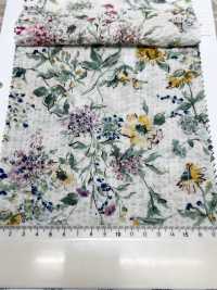 4027-680-5 80 Vải Cotton Lawn Miracle Wave Watercolor Flower Hokkoh Ảnh phụ