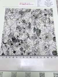 SHU-100-1 60 Vải Cotton Lawn Inkjet PT Flower Rain Hokkoh Ảnh phụ