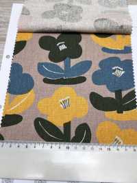 1027-700-1 Vải Vải Bố Canvas Sợi Gai Họa Tiết Hoa Kika Hokkoh Ảnh phụ