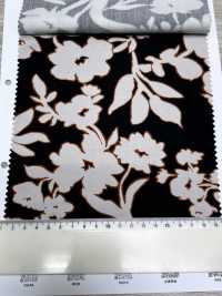 7027-810-1 Họa Tiết Hoa Bằng Vải Satin CR Với Các đường Kẻ Sọc Hokkoh Ảnh phụ