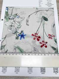7027-815-2 Các Loại Cây Và Hoa CR Lớn Hơn Vải Cotton Lawn . Hokkoh Ảnh phụ