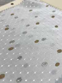 HP-5095-1 Lụa Crepe De Chine Flocky Off-Dot[Vải] Hokkoh Ảnh phụ