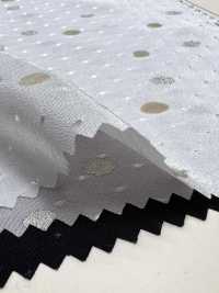 HP-5095-1 Lụa Crepe De Chine Flocky Off-Dot[Vải] Hokkoh Ảnh phụ