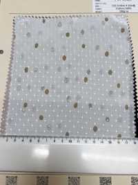HP-5095-1 Lụa Crepe De Chine Flocky Off-Dot[Vải] Hokkoh Ảnh phụ