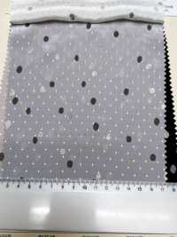 HP-5095-1 Lụa Crepe De Chine Flocky Off-Dot[Vải] Hokkoh Ảnh phụ