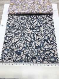 7027-601-1 60 Vải Cotton Lawn 6195 Hoa Vẽ Bằng Bút Mực Hokkoh Ảnh phụ