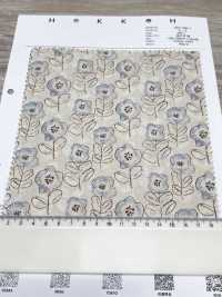 1027-605-1 60 Vải Cotton Lawn 9088 Hoa được Sắp Xếp Hokkoh Ảnh phụ