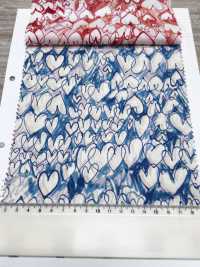 1027-610-1 60 Vải Cotton Lawn 6195 Trái Tim Hokkoh Ảnh phụ