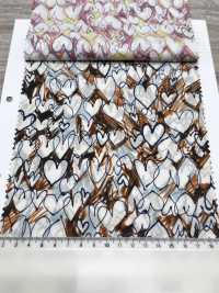 1027-610-1 60 Vải Cotton Lawn 6195 Trái Tim Hokkoh Ảnh phụ