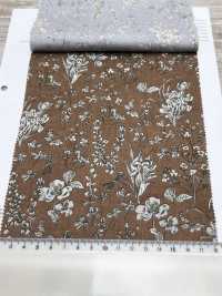 7027-615-1 60 Vải Cotton Lawn 9088 Bản Vẽ đường Nét Thực Vật Hokkoh Ảnh phụ