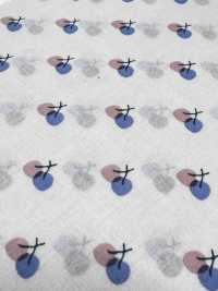 7027-616-1 60 Vải Cotton Lawn 9088 Cherry Dot Hokkoh Ảnh phụ