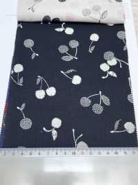 7027-616-2 Vải Cotton Lawn 60 9088 Thêu Quả Anh đào Hokkoh Ảnh phụ