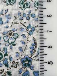 7027-617-1 60 Vải Cotton Lawn 9088 Paisley Hokkoh Ảnh phụ
