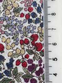 7027-618-1 60 Vải Cotton Lawn 9088 Berry Pattern Hokkoh Ảnh phụ