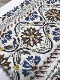 7027-618-3 60 Vải Cotton Lawn 9088 Lemon Kẻ Sọc Hokkoh Ảnh phụ