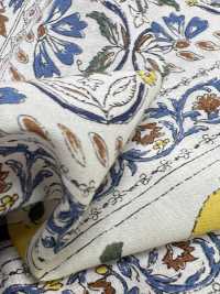 7027-618-3 60 Vải Cotton Lawn 9088 Lemon Kẻ Sọc Hokkoh Ảnh phụ