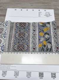 7027-618-3 60 Vải Cotton Lawn 9088 Lemon Kẻ Sọc Hokkoh Ảnh phụ