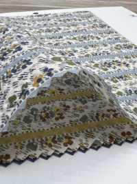7027-625-1 60 Vải Cotton Lawn Ripple Sarasa Kẻ Sọc Hokkoh Ảnh phụ