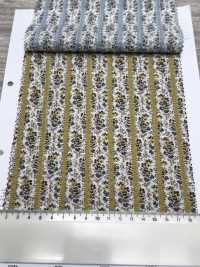 7027-625-1 60 Vải Cotton Lawn Ripple Sarasa Kẻ Sọc Hokkoh Ảnh phụ
