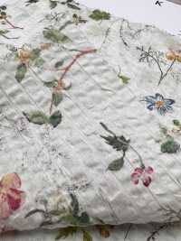 7027-630-2 80 Vải Cotton Lawn Miracle Wave Botanical Print Hokkoh Ảnh phụ