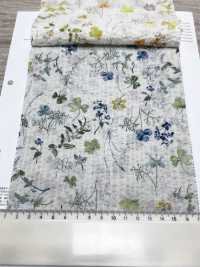 7027-630-2 80 Vải Cotton Lawn Miracle Wave Botanical Print Hokkoh Ảnh phụ