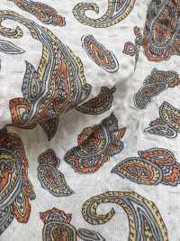 7027-630-3 80 Vải Cotton Lawn Miracle Wave Paisley Hokkoh Ảnh phụ